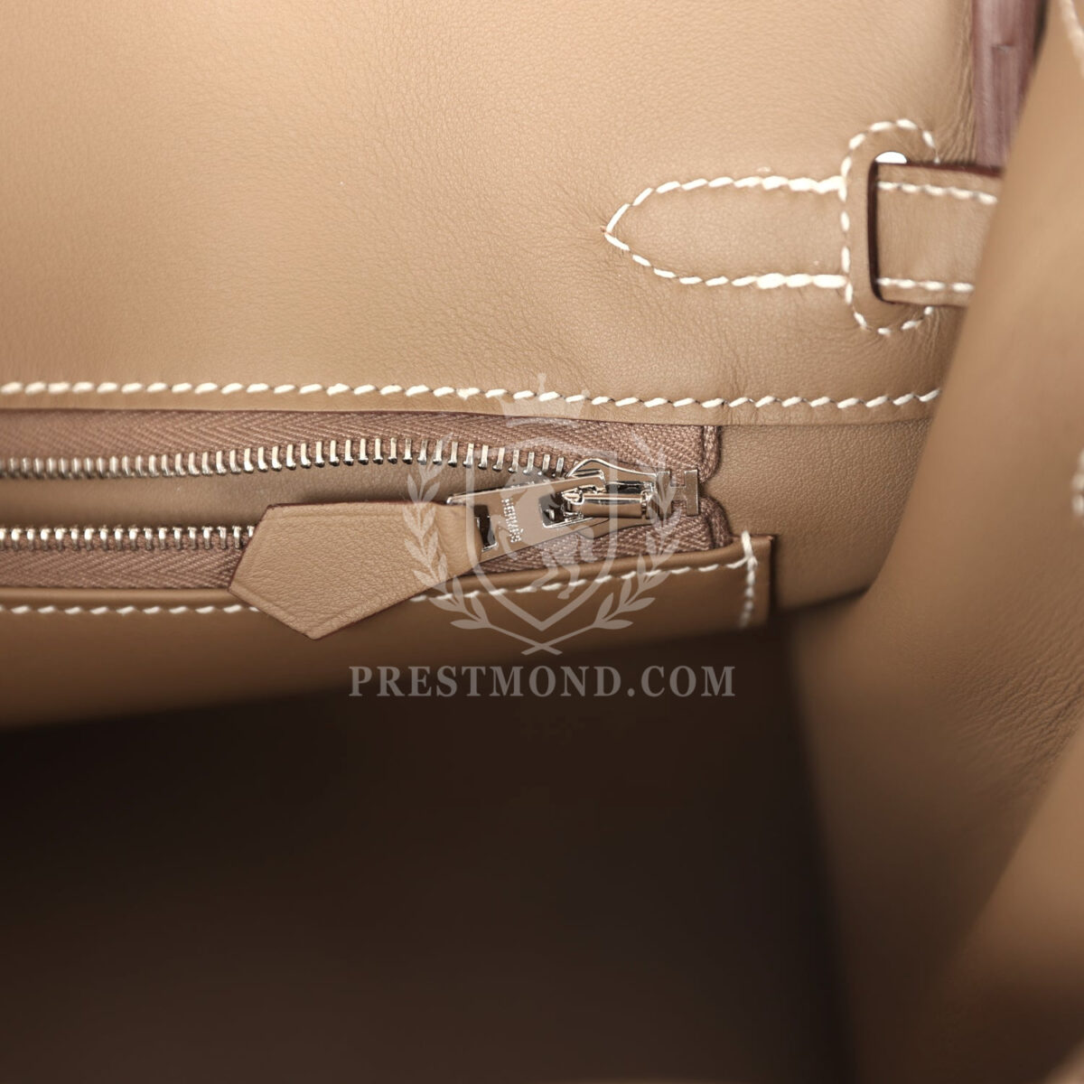 Hermes Birkin 25 Etoupe Swift PHW — изображение 9