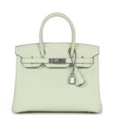 Hermes Birkin 30 Vert Fizz Epsom PHW