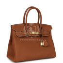 Hermes Birkin 30 Togo Gold GHW