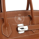 Vintage Hermes Shoulder Birkin 42 JPG Gold Clemence PHW