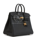 Hermes Birkin 25 Black Togo GHW