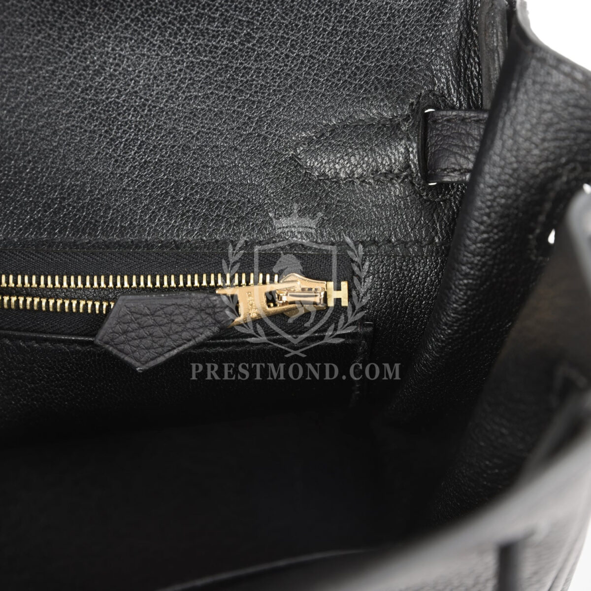 Hermes Birkin 25 Black Togo GHW — изображение 9