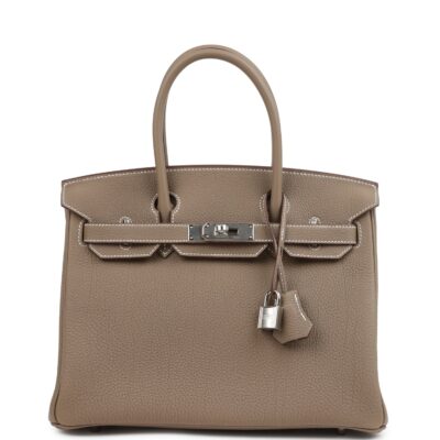 Hermes Birkin 30 Etoupe Togo PHW