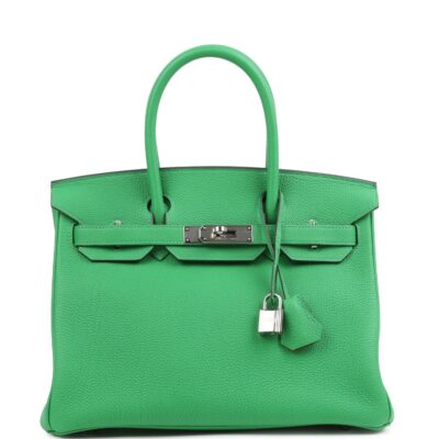 Hermes Birkin 30 Bambou Verso Togo PHW