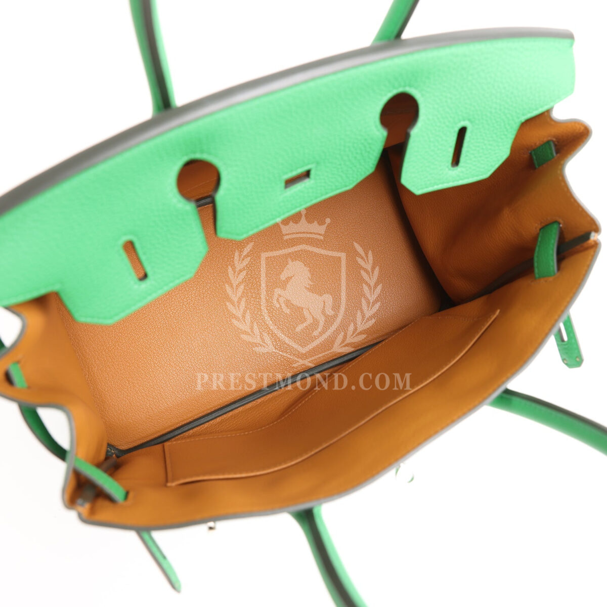 Hermes Birkin 30 Bambou Verso Togo PHW — изображение 8