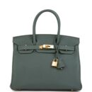 Hermes Birkin 30 Vert Mangrove Togo GHW