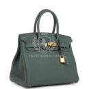 Hermes Birkin 30 Vert Mangrove Togo GHW