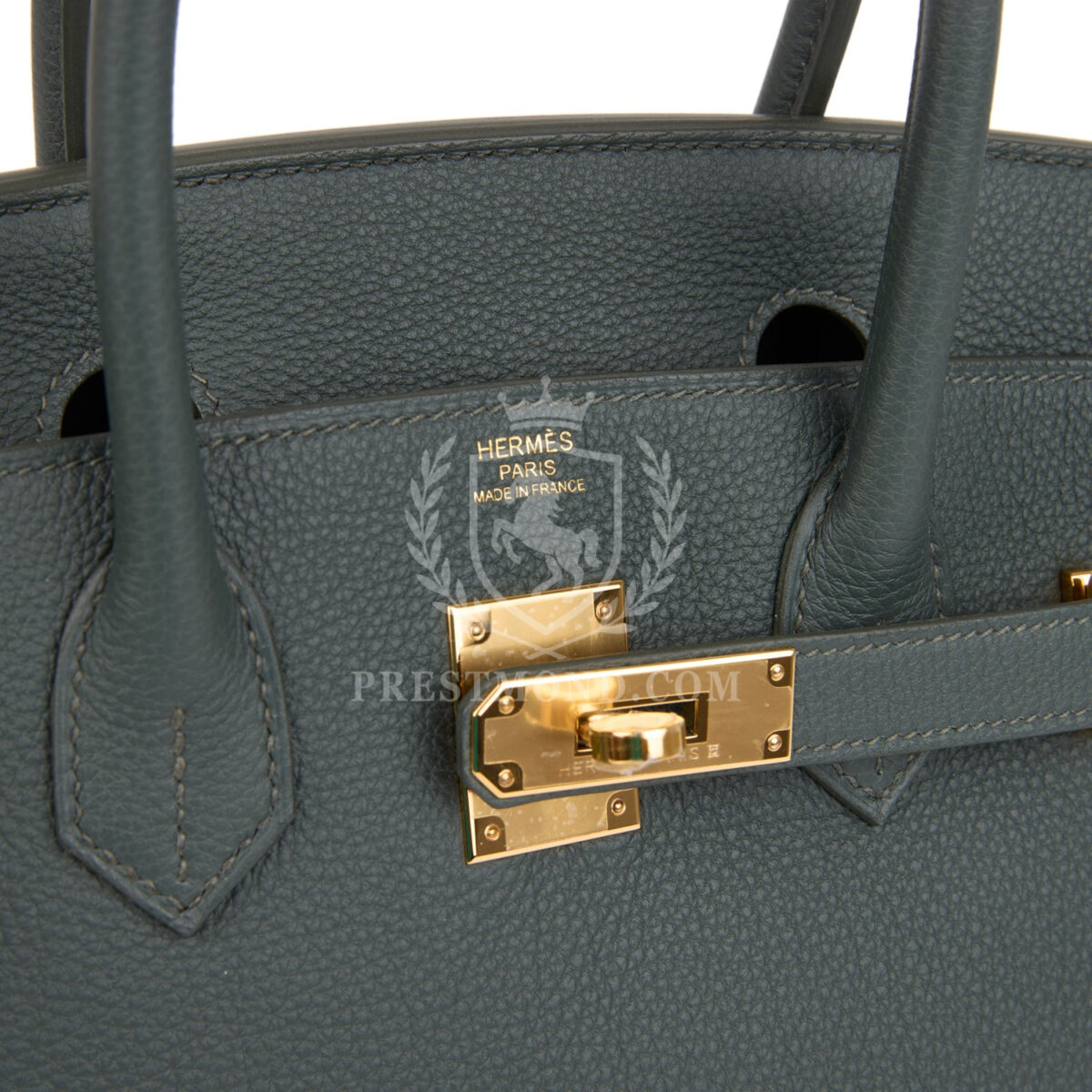 Hermes Birkin 30 Vert Mangrove Togo GHW — изображение 7