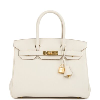 Hermes Birkin 30 Craie Togo GHW