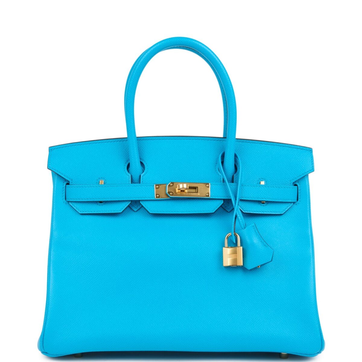 Hermes Birkin 30 Bleu Frida Epsom GHW