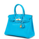Hermes Birkin 30 Bleu Frida Epsom GHW