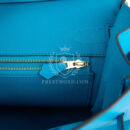 Hermes Birkin 30 Bleu Frida Epsom GHW