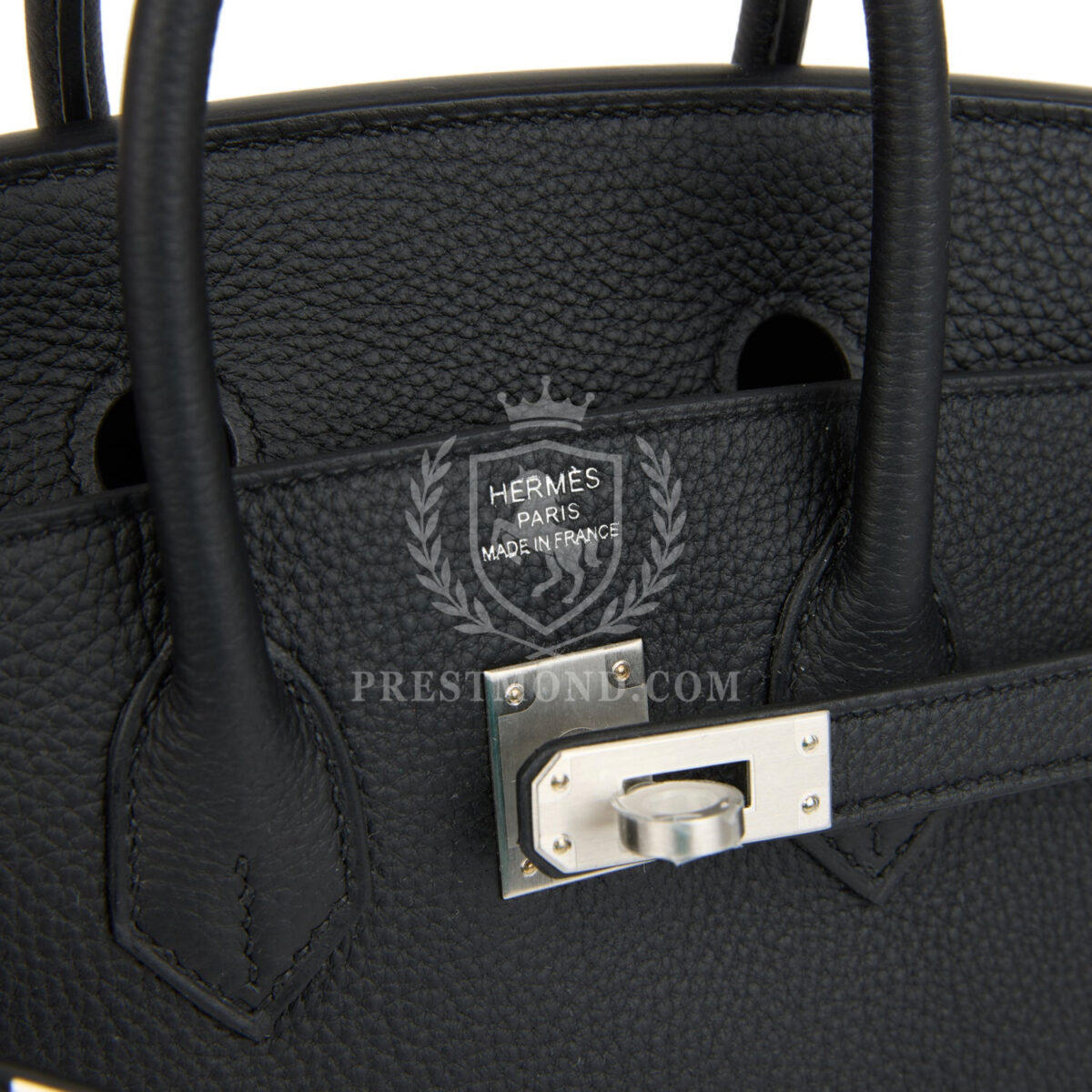 Hermes Birkin 25 Black Togo Brushed PHW — изображение 7