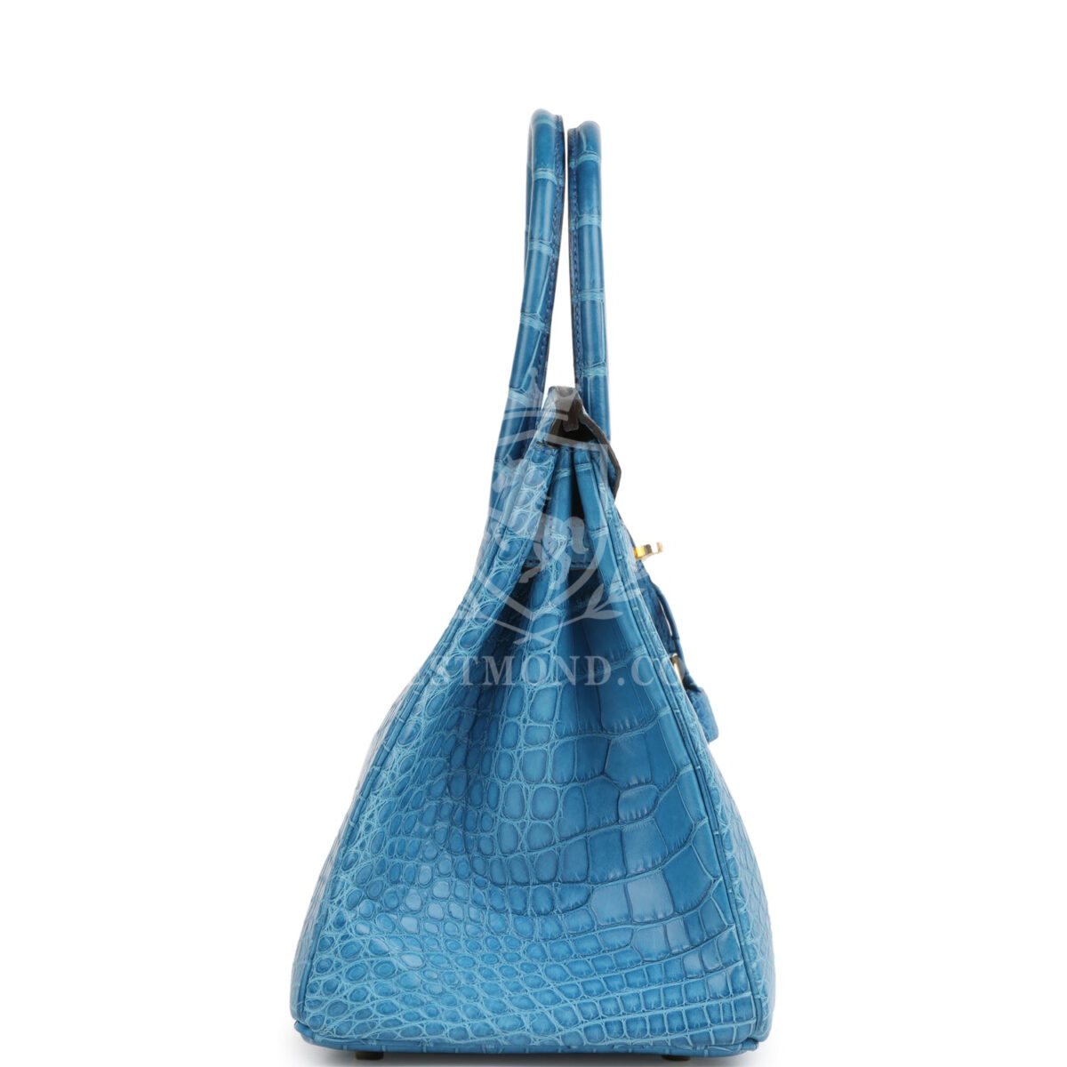 Hermes Birkin 30 Bleu Mykonos Matte Alligator GHW — изображение 3