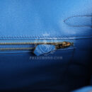 Hermes Birkin 30 Bleu Mykonos Matte Alligator GHW