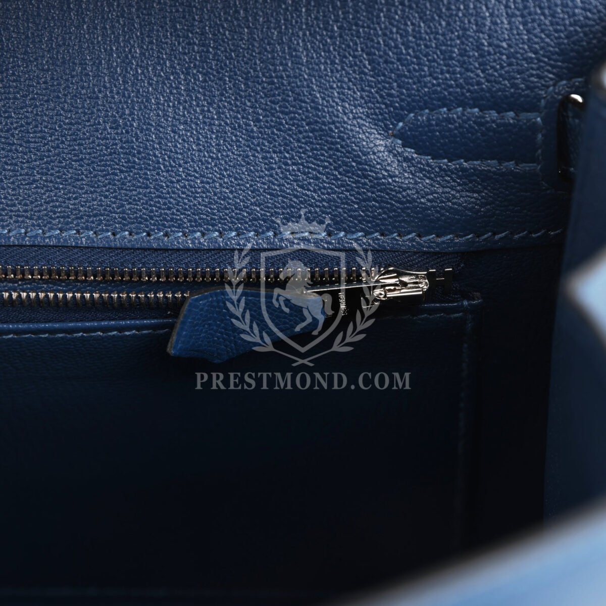 Hermes Birkin Sellier 25 Deep Bleu Madame PHW — изображение 9
