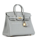 Hermes Birkin 25 Bleu Glacier Togo GHW