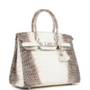 Hermes Birkin 30 Himalaya Niloticus Crocodile PHW