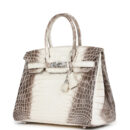 Hermes Birkin 30 Himalaya Niloticus Crocodile PHW