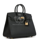 Hermes Birkin Sellier 25 Black Epsom GHW