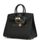 Hermes Birkin Sellier 25 Black Epsom GHW