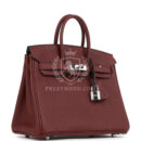 Hermes Birkin 25 Rouge H Togo PHW