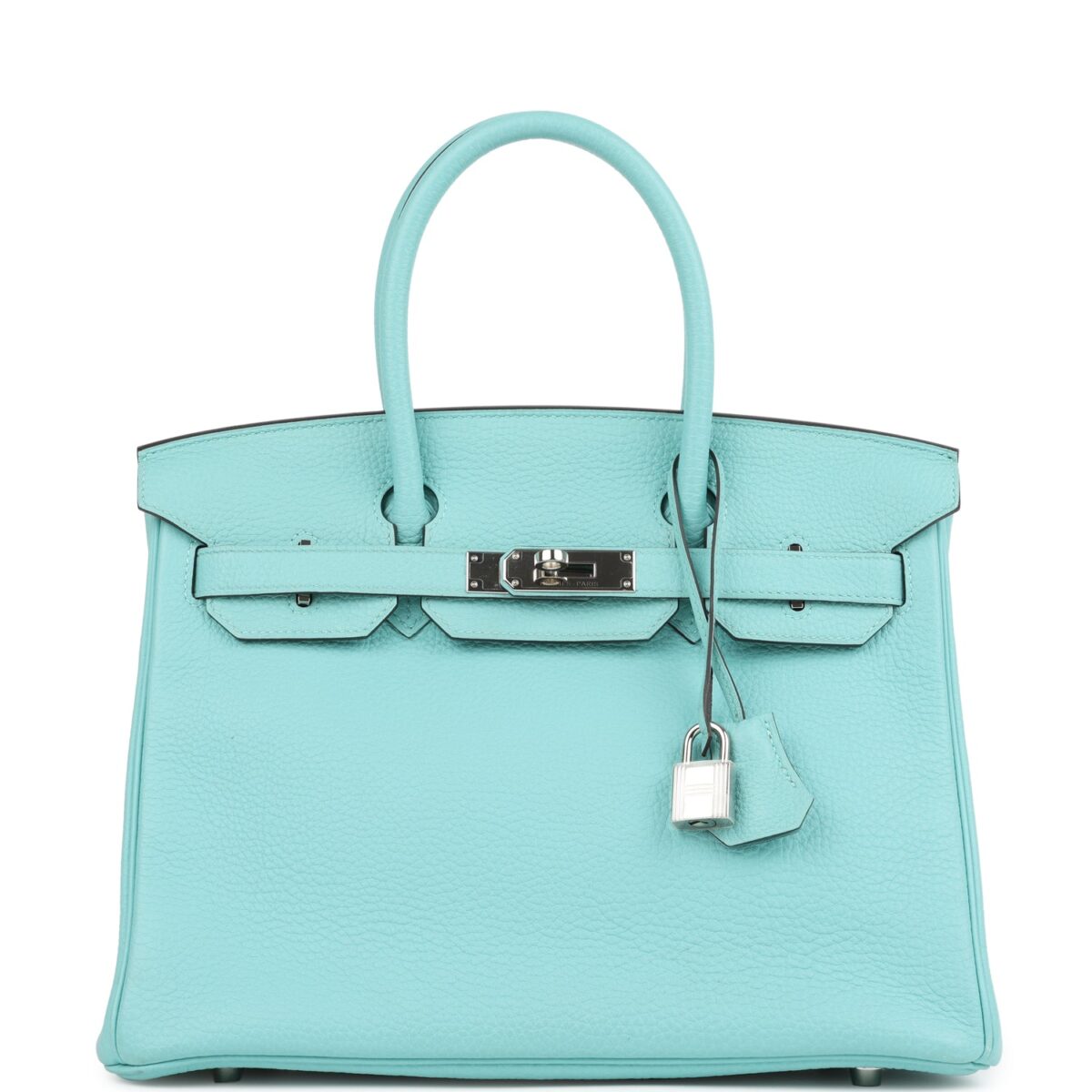 Hermes Birkin 30 Bleu Atoll Togo PHW