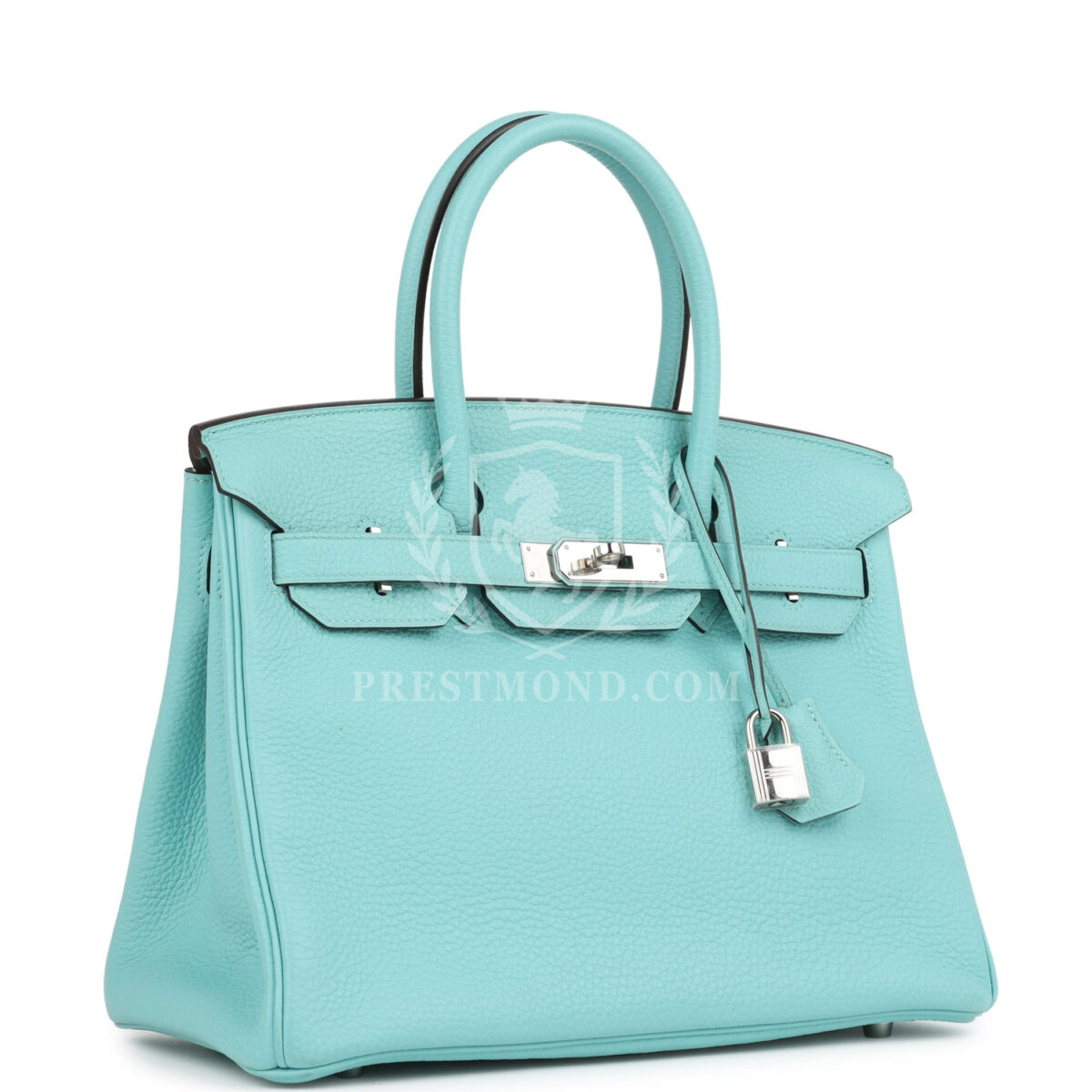 Hermes Birkin 30 Bleu Atoll Togo PHW — изображение 2