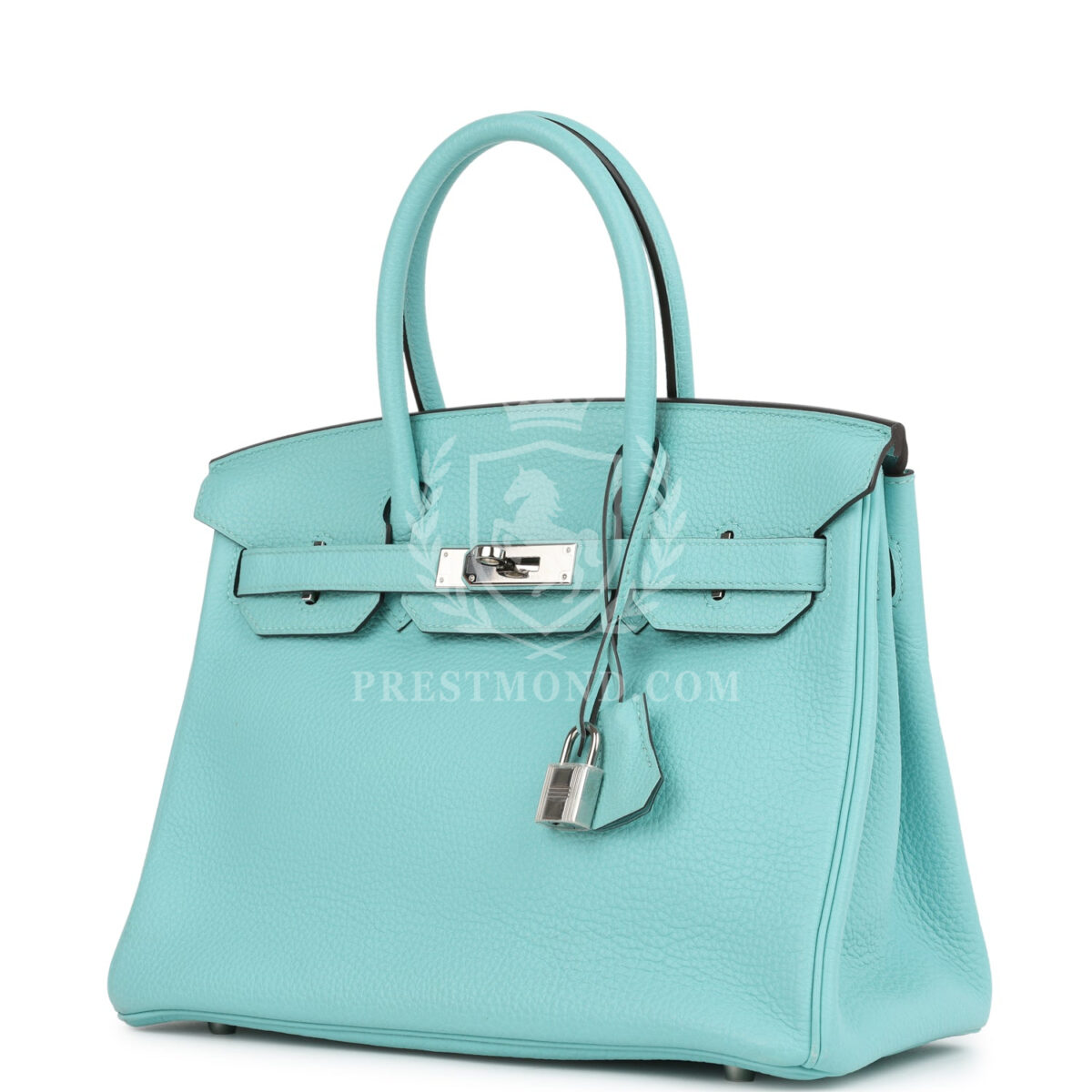 Hermes Birkin 30 Bleu Atoll Togo PHW — изображение 5