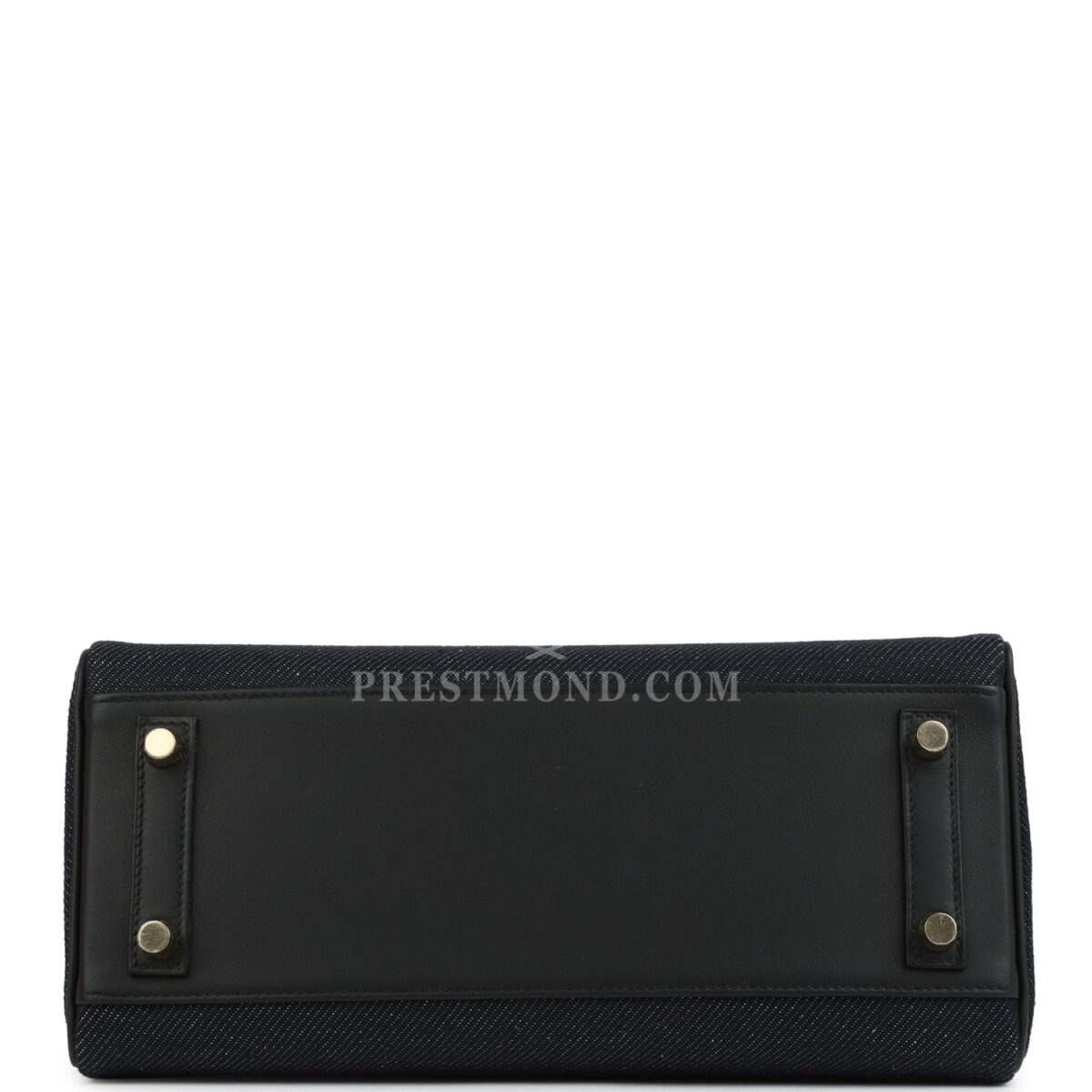 Hermes Shoulder Birkin Light 29 Black Swift and Bleu Indigo Denim GHW — изображение 6