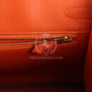 Hermes Birkin 30 Tangerine Ostrich GHW