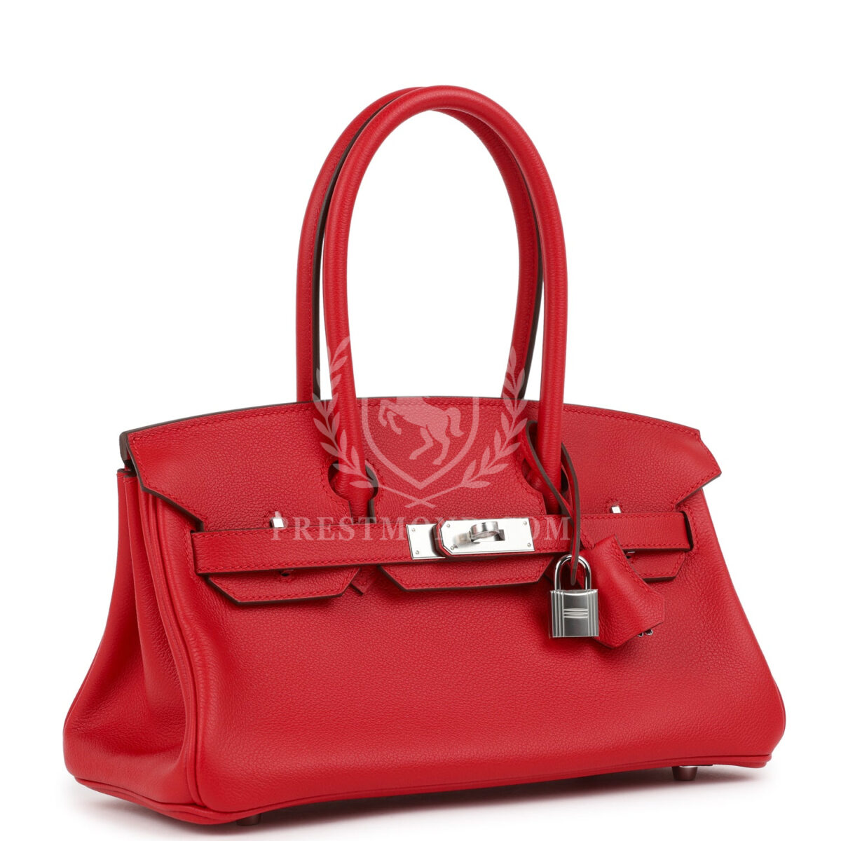 Hermes Shoulder Birkin Light 29 Rouge Radieux Evercolor PHW — изображение 2