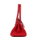 Hermes Shoulder Birkin Light 29 Rouge Radieux Evercolor PHW
