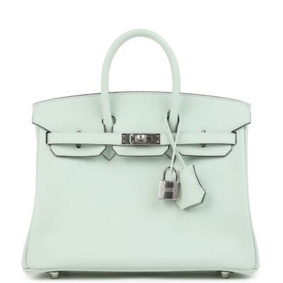 Hermes Birkin 25 Vert Peppermint Swift PHW
