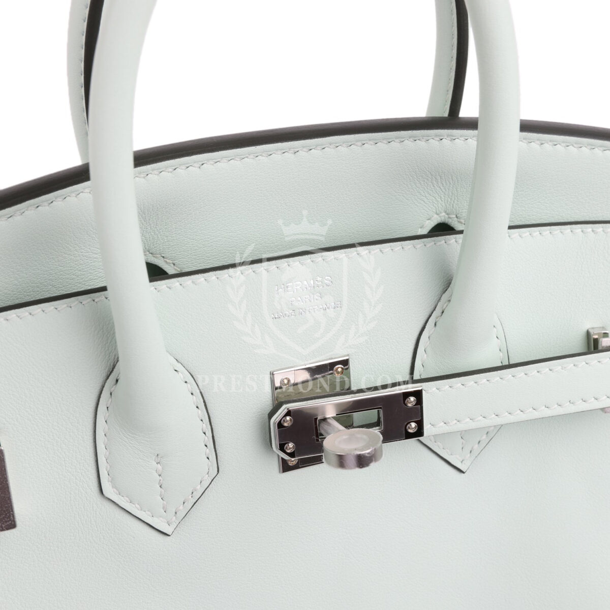 Hermes Birkin 25 Vert Peppermint Swift PHW — изображение 7