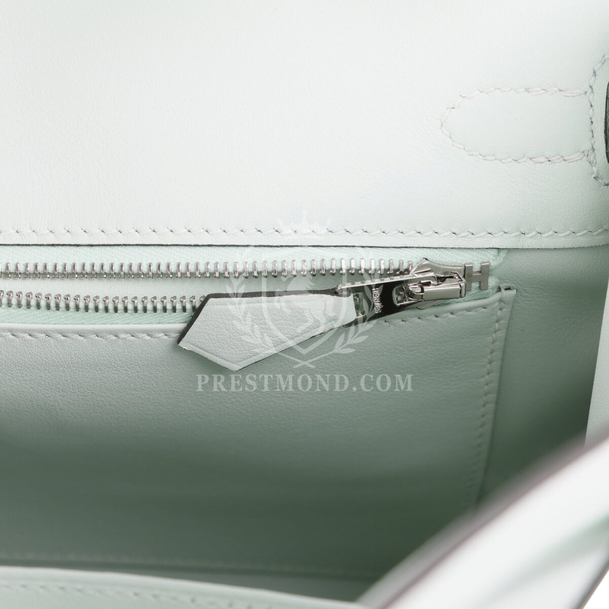 Hermes Birkin 25 Vert Peppermint Swift PHW — изображение 9