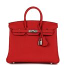 Hermes Birkin 25 Rouge Radieux Togo PHW