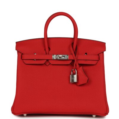 Hermes Birkin 25 Rouge Radieux Togo PHW