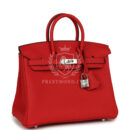 Hermes Birkin 25 Rouge Radieux Togo PHW