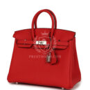 Hermes Birkin 25 Rouge Radieux Togo PHW