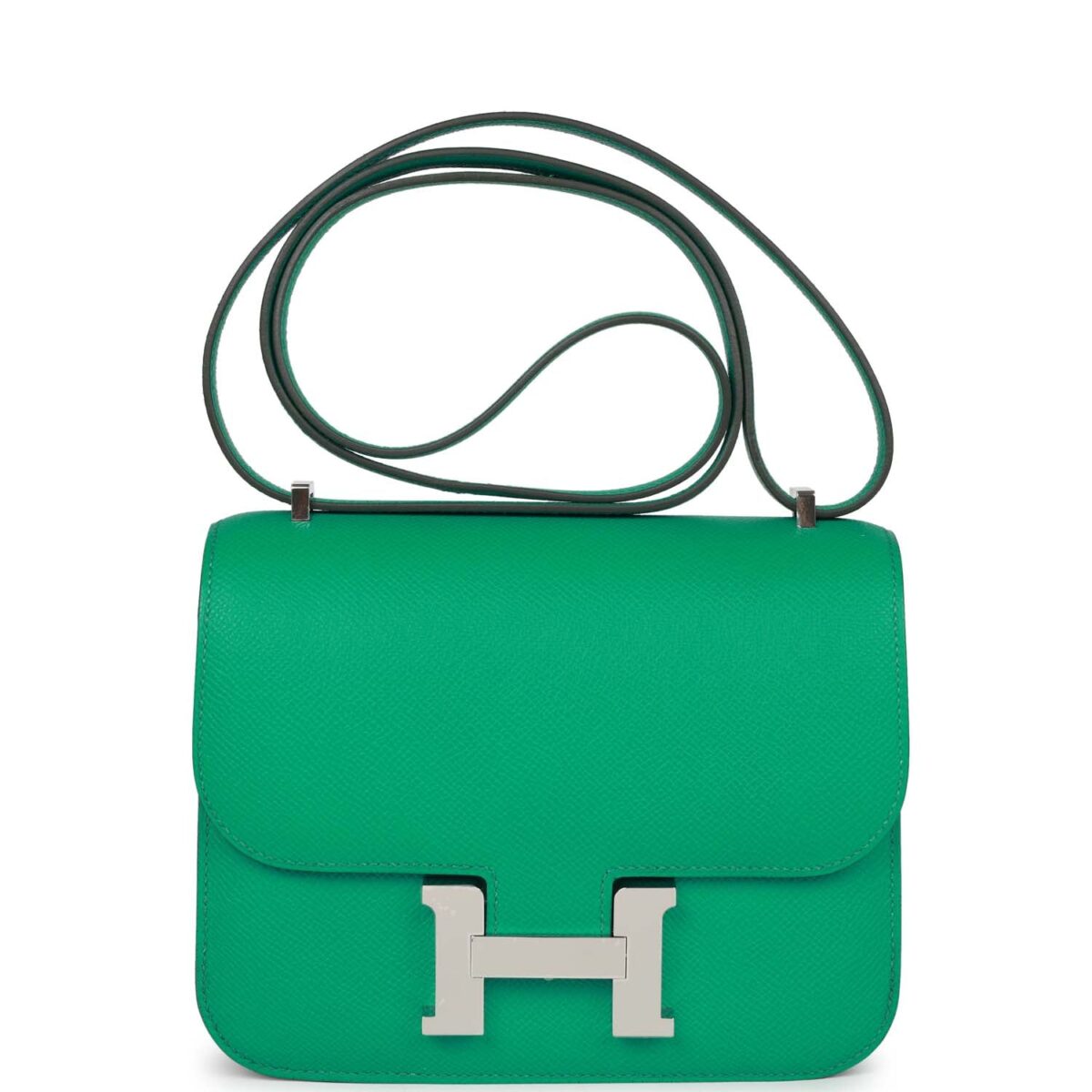 Hermes Constance 18 Vert Jade Epsom PHW