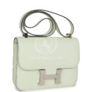 Hermes Constance 1-24 Vert Fizz Epsom PHW