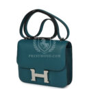 Hermes Constance 18 Vert Bosphore Evercolor PHW