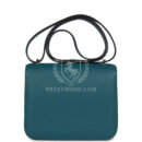 Hermes Constance 18 Vert Bosphore Evercolor PHW