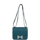 Hermes Constance 18 Vert Bosphore Evercolor PHW