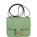 Hermes Constance 18 Vert Criquet Epsom Marquette Hardware
