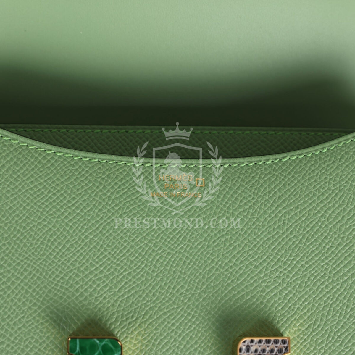 Hermes Constance 18 Vert Criquet Epsom Marquette Hardware — изображение 8