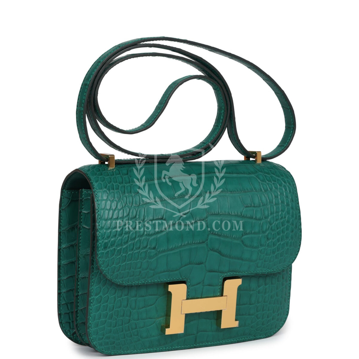 Hermes Constance 18 Malachite Matte Alligator GHW — изображение 2
