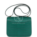 Hermes Constance 18 Malachite Matte Alligator GHW