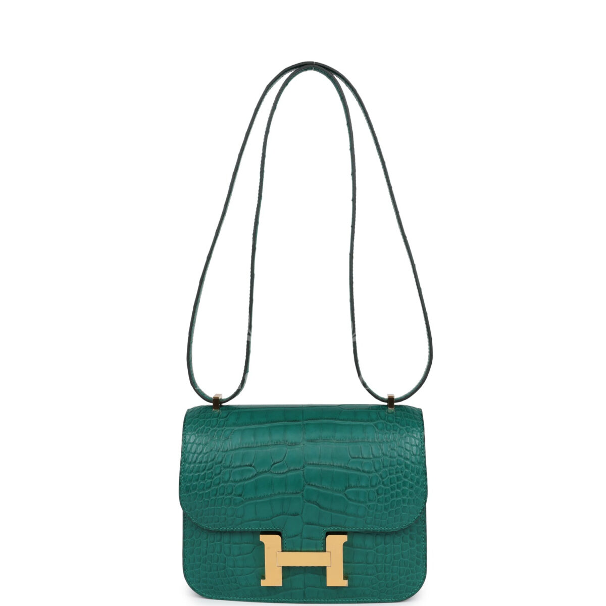 Hermes Constance 18 Malachite Matte Alligator GHW — изображение 7